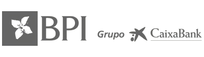 BPI Bank logo, part of the CaixaBank Group, representing a leading financial institution in Portugal