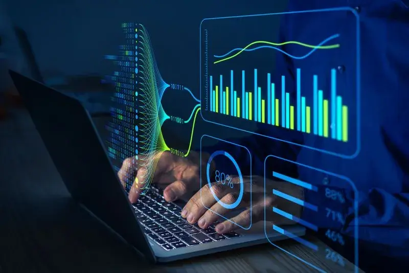 Data dashboard interface – simplifying control over diverse utility networks.