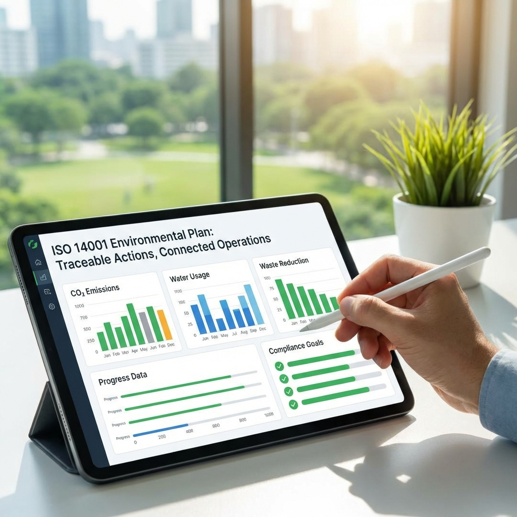 ISO 14001 Environmental Plan Software: Goals, Targets & Compliance